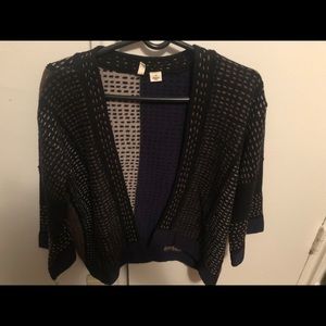 Preowned Sweater-cardigan Sz Medium Petite Moth W